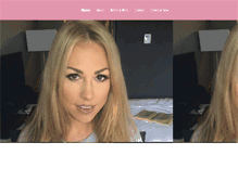 Tablet Screenshot of makeupbymindie.com